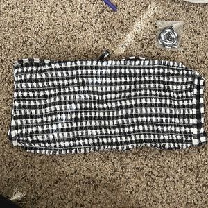 Bandeau style bikini top
